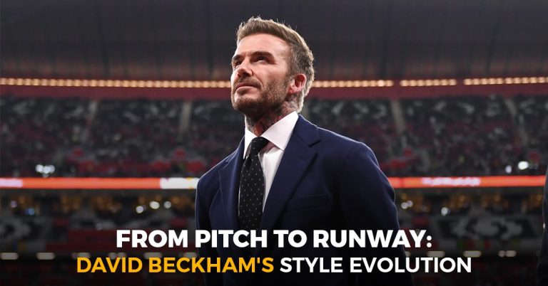 David Beckham's style evolution